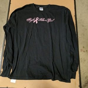 Fight Like a Girl long sleeved t-shirt